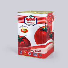 فروش عمده انواع رب گوجه حلب 10 کیلو