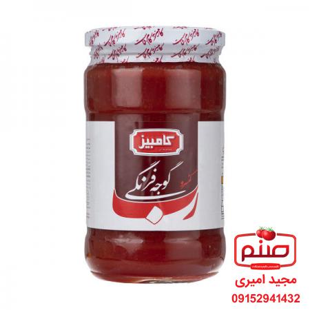 صادرات رب گوجه فرنگی کامبیز