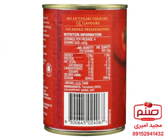 موارد تأثیرگذار بر قیمت رب گوجه کارخانه ای
