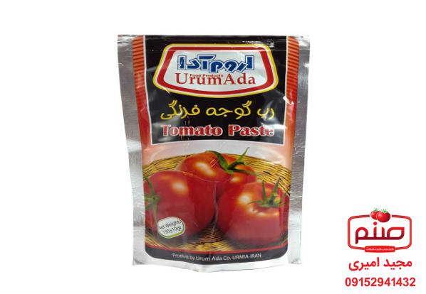 توزیع مستقیم رب گوجه فرنگی پاکتی